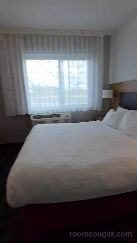 One-Bedroom Queen Suite with Sofa Bed, Mobility and Hearing Accessible Tub (#103) bed picture #10