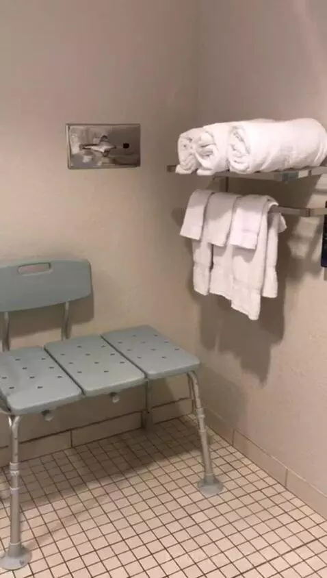 King Room with Adapted Tub - Mobility Accessible (#132) bathroom picture #8