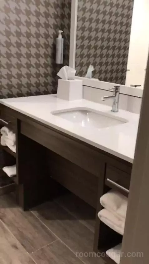 Queen Studio with Two Queen Beds - Mobility and Hearing Access (#419) bathroom picture #3