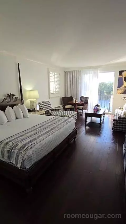 Deluxe King Room Lake View with Balcony (#302) bed picture #2