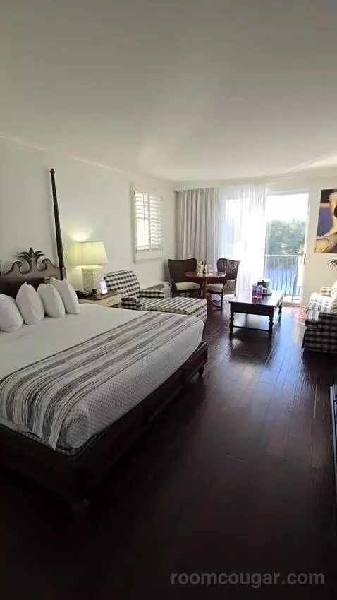 Deluxe King Room Lake View with Balcony (#302) bed picture #3
