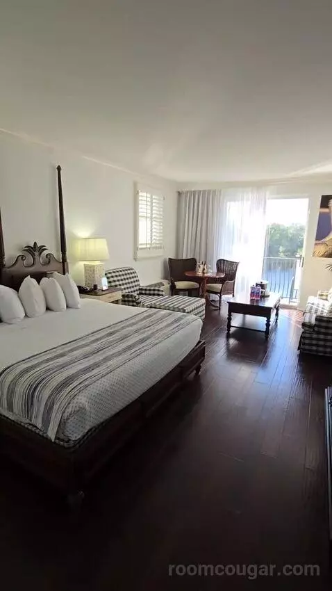 Deluxe King Room Lake View with Balcony (#302) bed picture #9