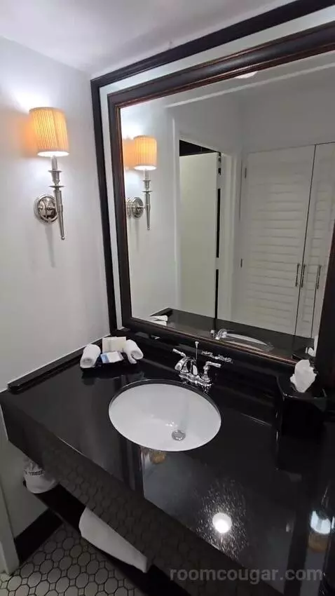 King Room Lake View with Balcony (#504) bathroom picture #1