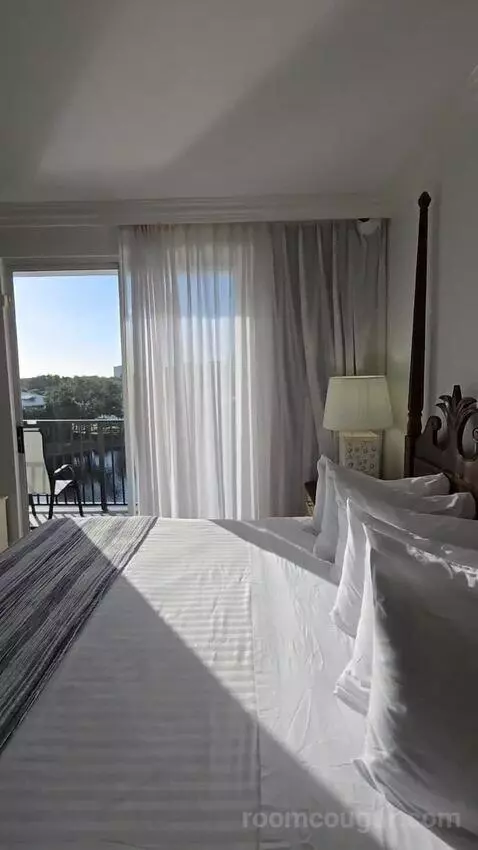 King Room Lake View with Balcony (#504) bed picture #8