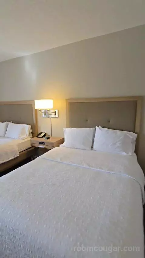 Double Queen Room with Microwave and Refrigerator bed picture #2
