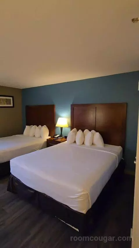 Deluxe Queen Room with Two Queen Beds with Sofa Bed (#108) bed picture #2