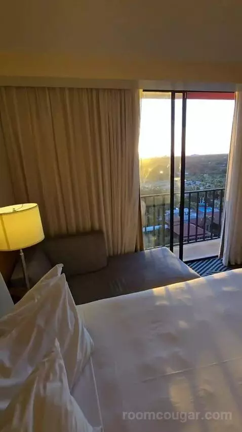 Double Room with Two Double Beds and Pool View (#1536) bed picture #7