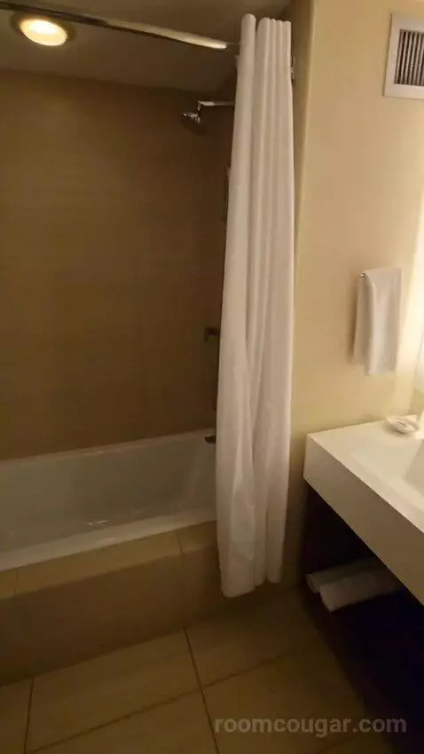 Double Room with Two Double Beds and Pool View (#1536) bathroom picture #10