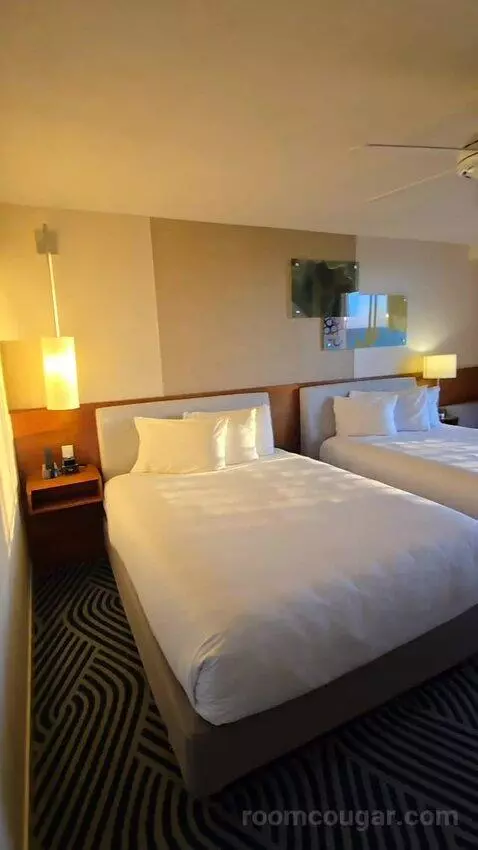 Double Room with Two Double Beds and Pool View (#1536) bed picture #1