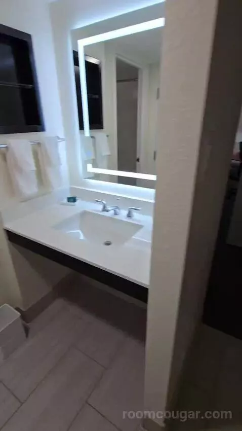 One-Bedroom King Suite with Pool View (#1222) bathroom picture #10