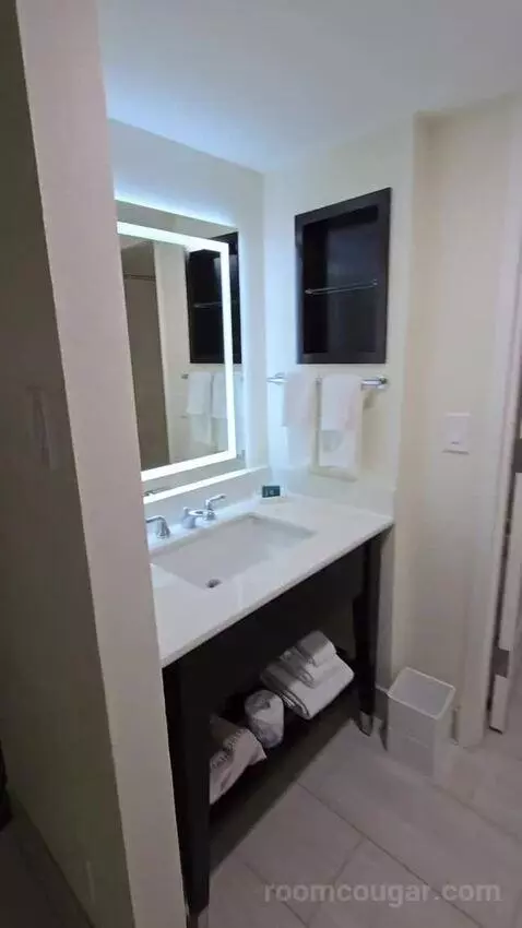 Queen Room with Two Queen Beds with Pool View (#1268) bathroom picture #3