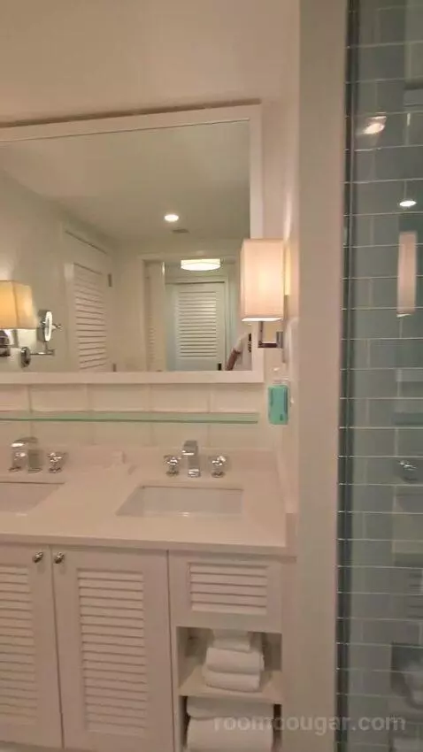 Queen Room with Pool View (#418) bathroom picture #4