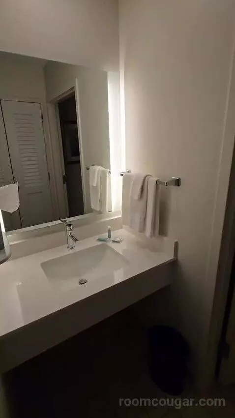 Guest Room, 1 King, Balcony (#127) bathroom picture #1