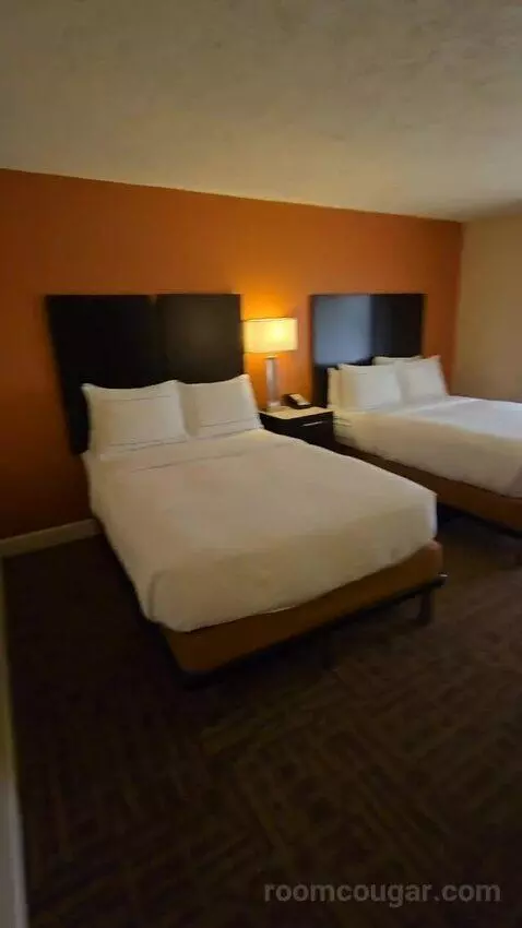 Double Room with Two Double Beds, Balcony and Pool View (#508) bed picture #4