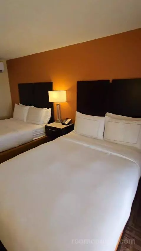 Double Room with Two Double Beds, Balcony and Pool View (#508) bed picture #7