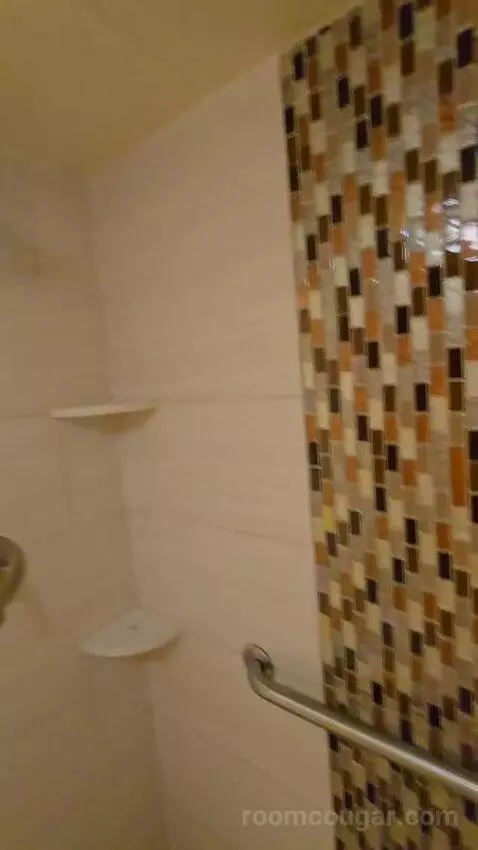 Double Room with Two Double Beds, Balcony and Pool View (#508) bathroom picture #5