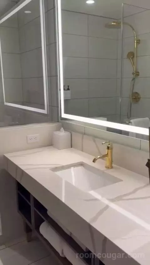Deluxe Queen Room with Two Queen Beds and Strip View (#27354) bathroom picture #4