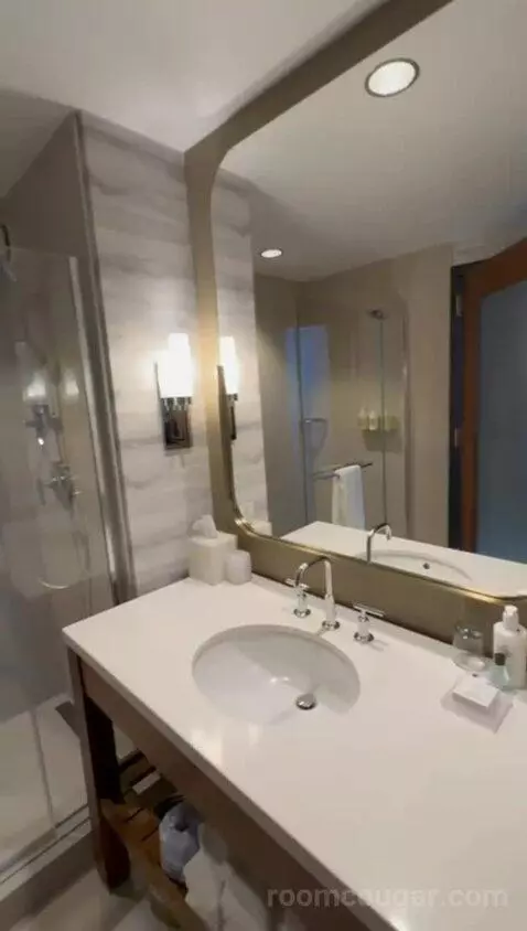 Corner Queen Room with Two Queen Beds (#2143) bathroom picture #3