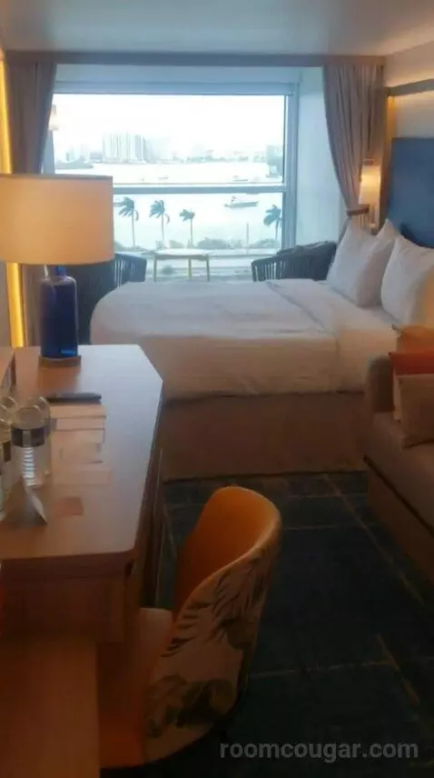 Infinite Oceanview Balcony (#10268) bed picture #8