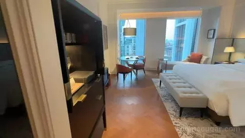King Room with River View (#803) bed picture #2