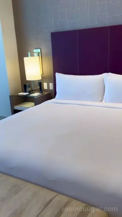 One-Bedroom Entertainment Suite with City View (#65180) bed picture #2