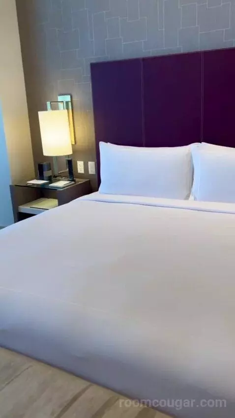 One-Bedroom Entertainment Suite with City View (#65180) bed picture #3