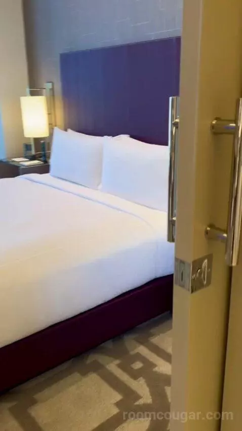 One-Bedroom Entertainment Suite with City View (#65180) bed picture #9