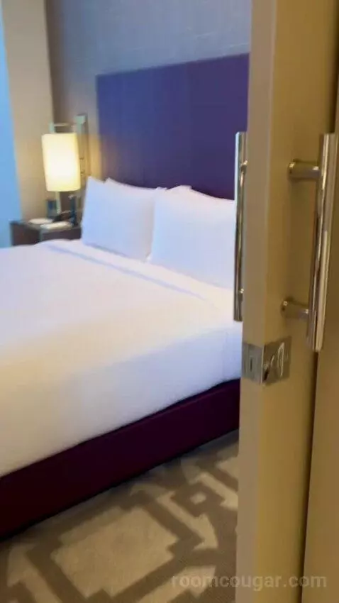 One-Bedroom Entertainment Suite with City View (#65180) bed picture #10