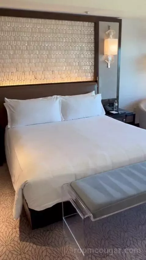 King Room with Vegas Strip View (#1803) bed picture #11