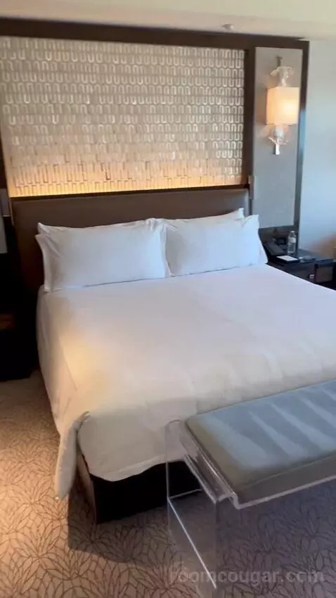 King Room with Vegas Strip View (#1803) bed picture #12