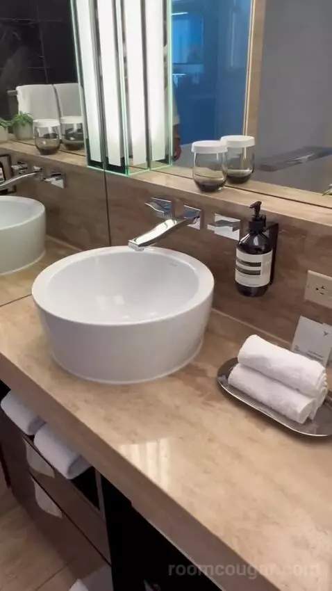 King Room with Vegas Strip View (#1803) bathroom picture #8