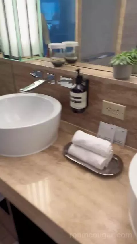 King Room with Vegas Strip View (#1803) bathroom picture #12