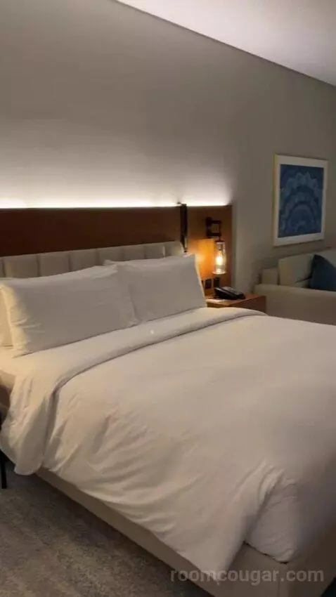 King Deluxe Room with Sofa Bed and Waterfront View (#1102) bed picture #2