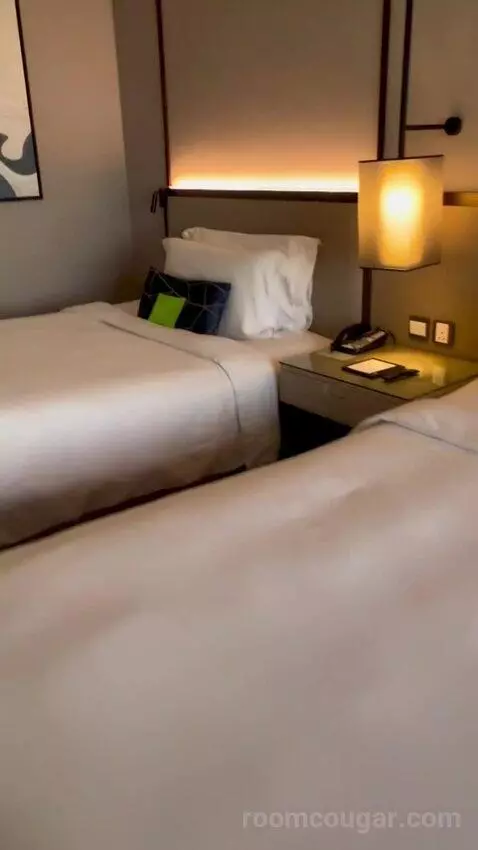 Newly Renovated - Sea View Room with Balcony - Twin Bed (#2303) bed picture #1