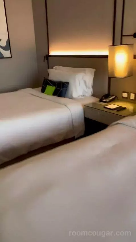 Newly Renovated - Sea View Room with Balcony - Twin Bed (#2303) bed picture #2