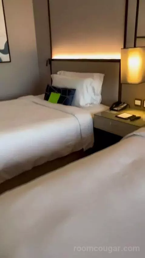 Newly Renovated - Sea View Room with Balcony - Twin Bed (#2303) bed picture #3