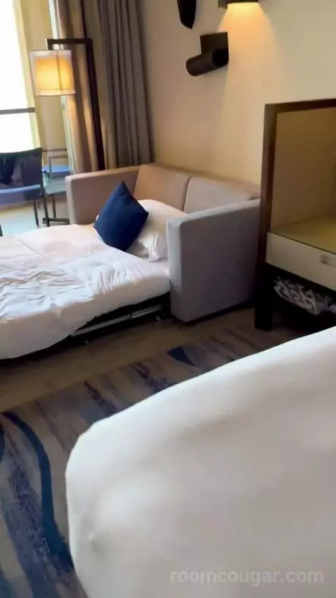 Newly Renovated - Sea Front View Room with Balcony - King Bed (#1802) bed picture #6