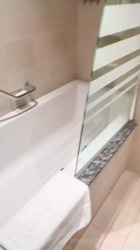 Newly Renovated - Sea Front View Room with Balcony - King Bed (#1802) bathroom picture #2