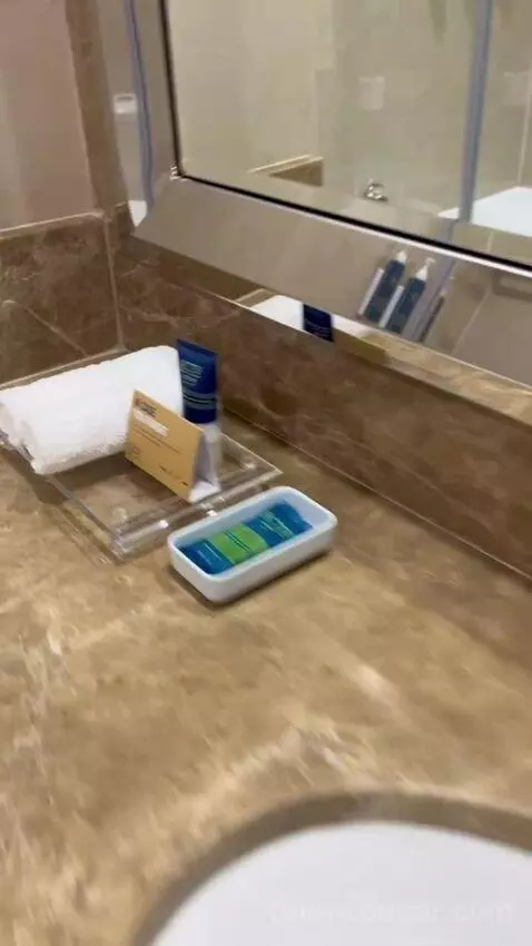 Business Suite King with Balcony - Complimentary Shuttle Service To Dubai Mall and Kite Beach (#0808) bathroom picture #9
