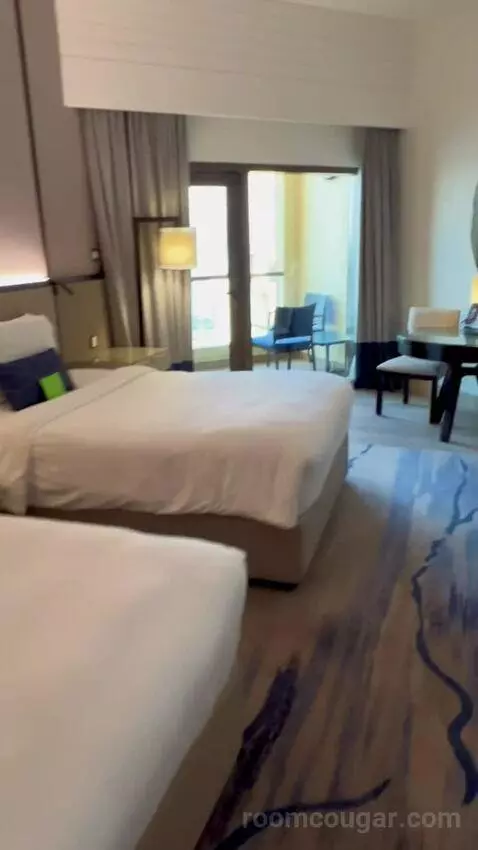 Newly Renovated - Sea Front View Room with Balcony - Twin Bed (#1702) bed picture #2
