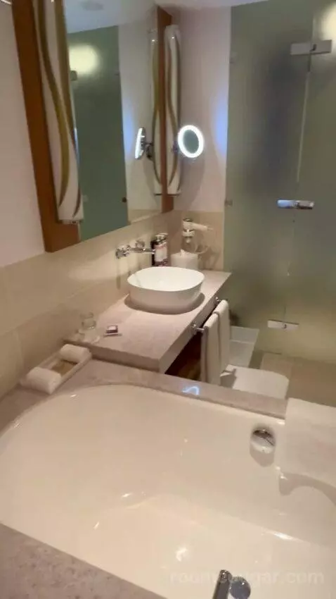 Executive King with Balcony, Lounge Access, Breakfast, Refreshments & Evening Drinks and Canapés (#1402) bathroom picture #4