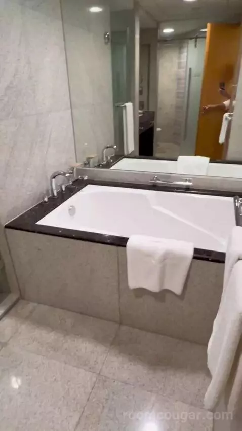 Deluxe Twin Room with Burj Khalifa View bathroom picture #1
