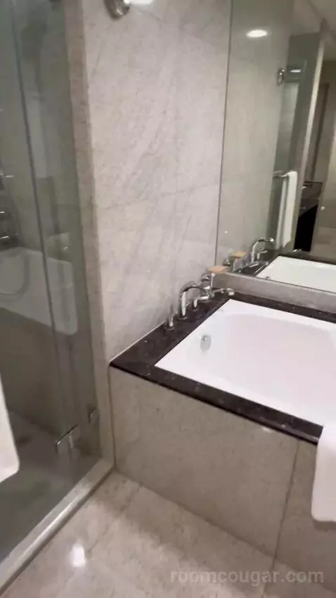 Deluxe Twin Room with Burj Khalifa View bathroom picture #3
