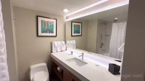 Queen Room with Two Queen Beds and Sofa Bed (#605) bathroom picture #2