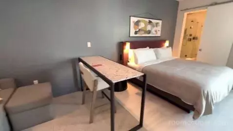 Studio King Suite with Sofa Bed and Balcony (#2405) bed picture #4
