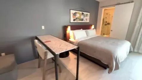 Studio King Suite with Sofa Bed and Balcony (#2405) bed picture #6