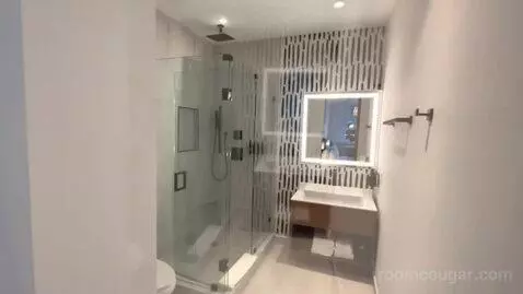 Studio King Suite with Sofa Bed and Balcony (#2405) bathroom picture #4