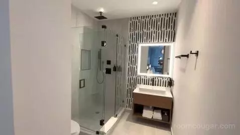 Studio King Suite with Sofa Bed and Balcony (#2405) bathroom picture #6