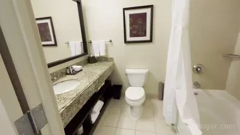 One Bedroom King Suite (#854) bathroom picture #9