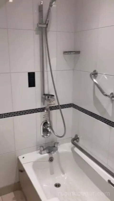 Twin Room with Mobility Accessible Roll-In Shower (#201) bathroom picture #10